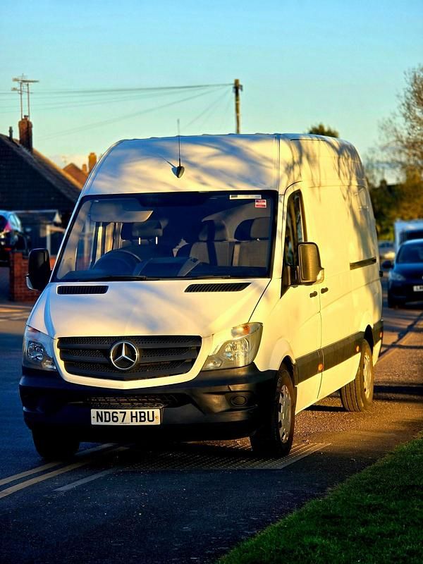 Begagnad Mercedes Sprinter 2017 Vit Van