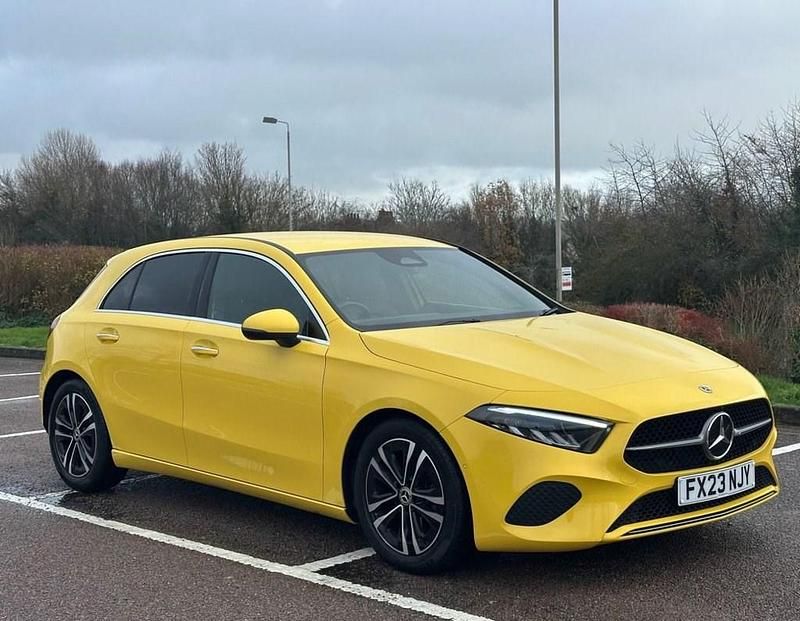 Used Mercedes A200 Executive 177 HP (130 kW) 2023 Yellow Hatchback