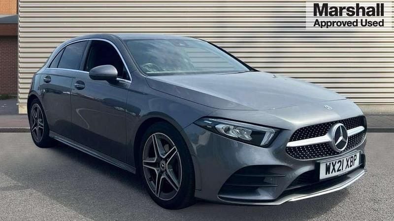Grey Used 2021 Mercedes A180 AMG line Hatchback | £19,719 (Fair price) - Image 1/4