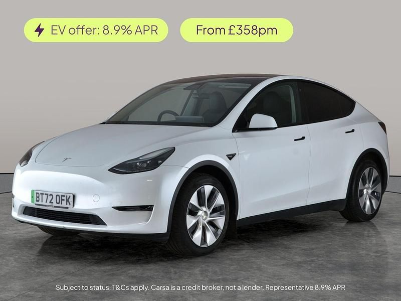 White Used 2022 Tesla Model Y Long Range AWD SUV | £23,904 (Fair price) - Image 1/2