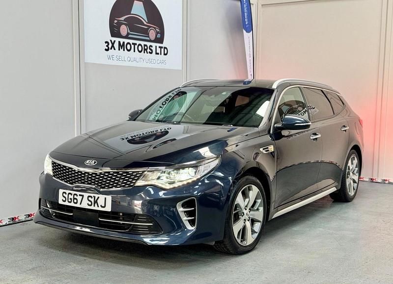 Blue Used 2017 Kia Optima GT-Line S Estate | £10,290 (Fair price) - Image 1/4