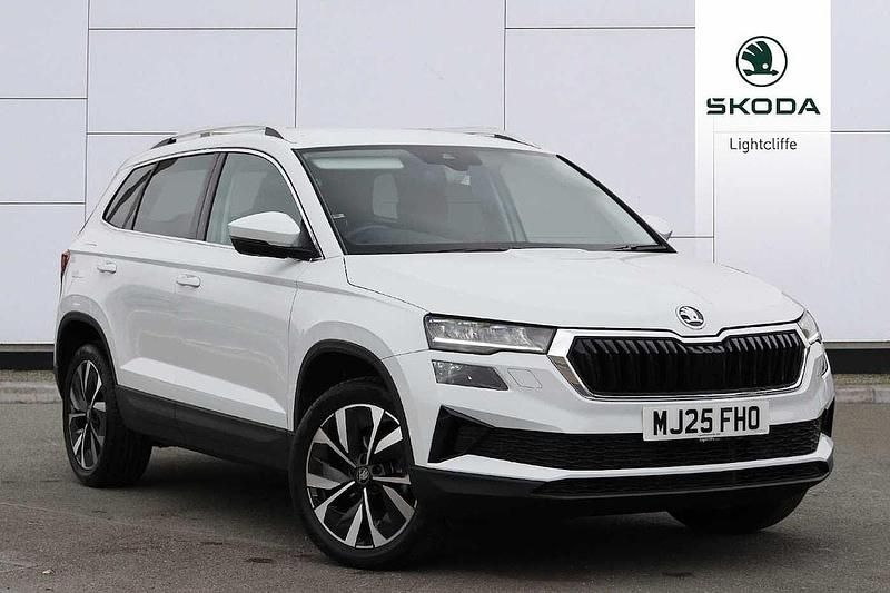 Used Skoda Karoq SE L 113 HP (83 kW) 2025 Moon white metallic SUV