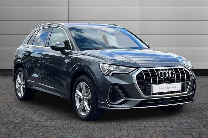 Grey Used 2022 Audi Q3 S-Line SUV | £29,395 (Fair price) - Image 1/4