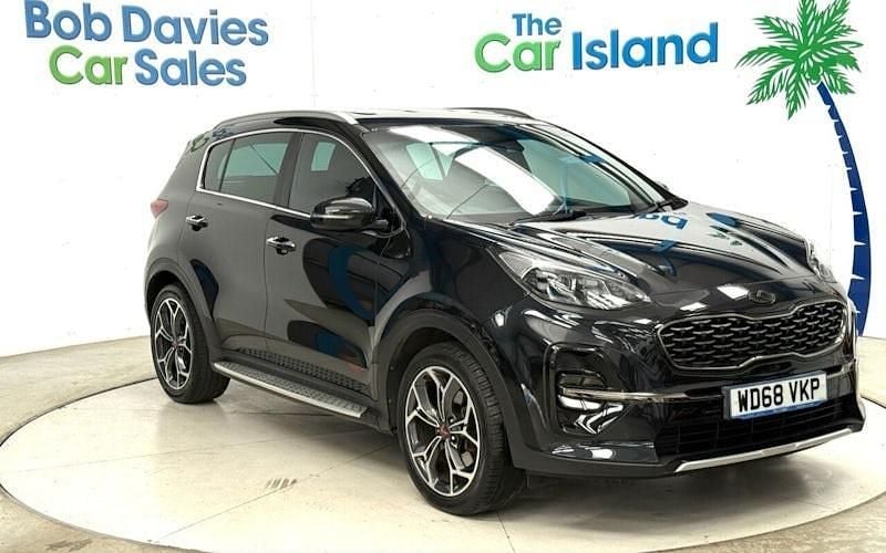Black Used 2019 Kia Sportage GT-Line SUV | £13,850 (Good price) - Image 1/4