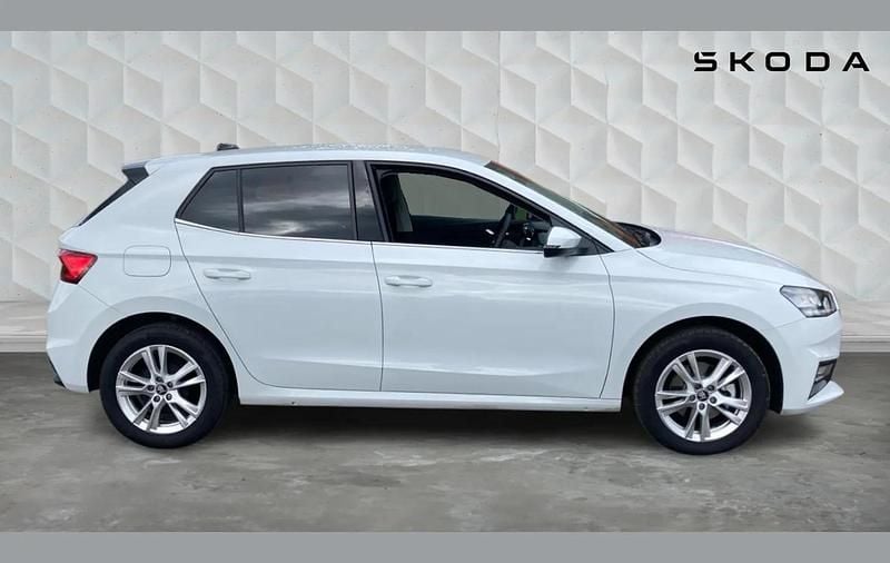 Used Skoda Fabia SE L 113 HP (83 kW) 2026 Moon white metallic Hatchback