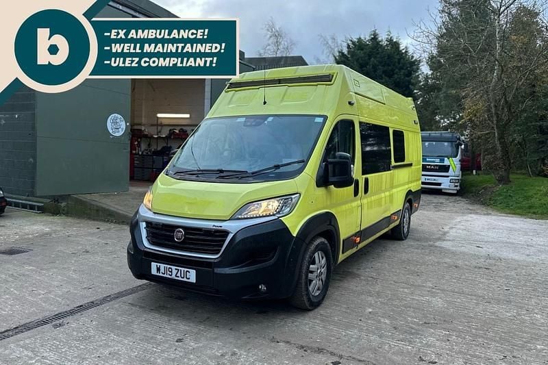 Yellow Used 2019 Fiat Ducato Van | £5,800 (Fair price) - Image 1/4