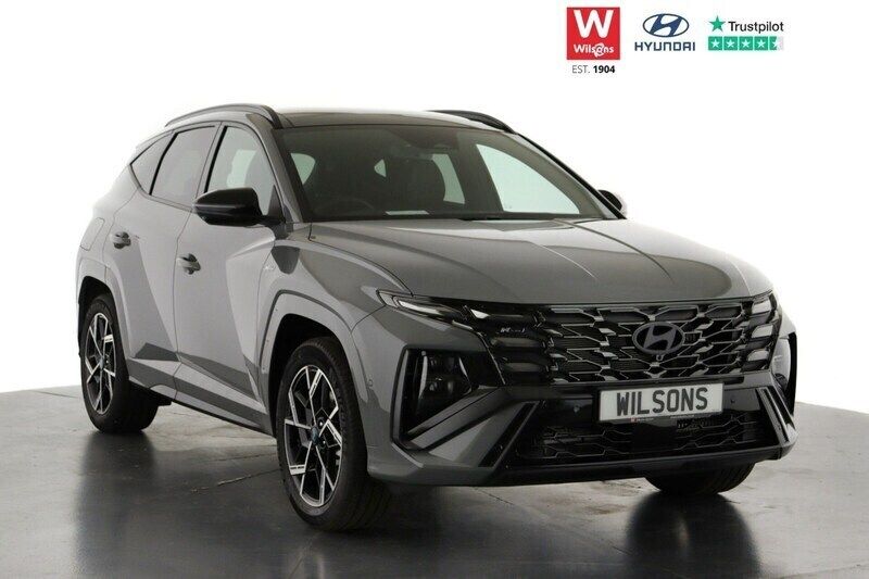 Grey New 2024 Hyundai Tucson N Line SUV | £37,995 (Expensive) - Image 1/4
