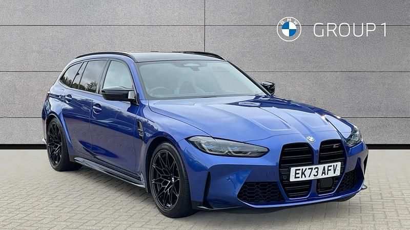 Blue Used 2023 BMW M3 Competition Edition Estate | £67,354 (Fair price) - Image 1/4
