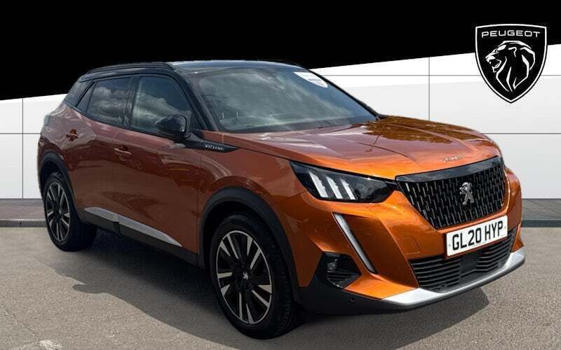 Orange Used 2020 Peugeot 2008 GT-line SUV | £16,231 (Fair price) - Image 1/4