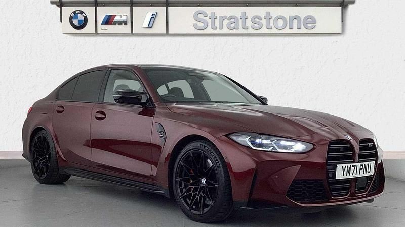 Red Used 2022 BMW M3 Competition Edition | £49,990 (Expensive) - Image 1/4