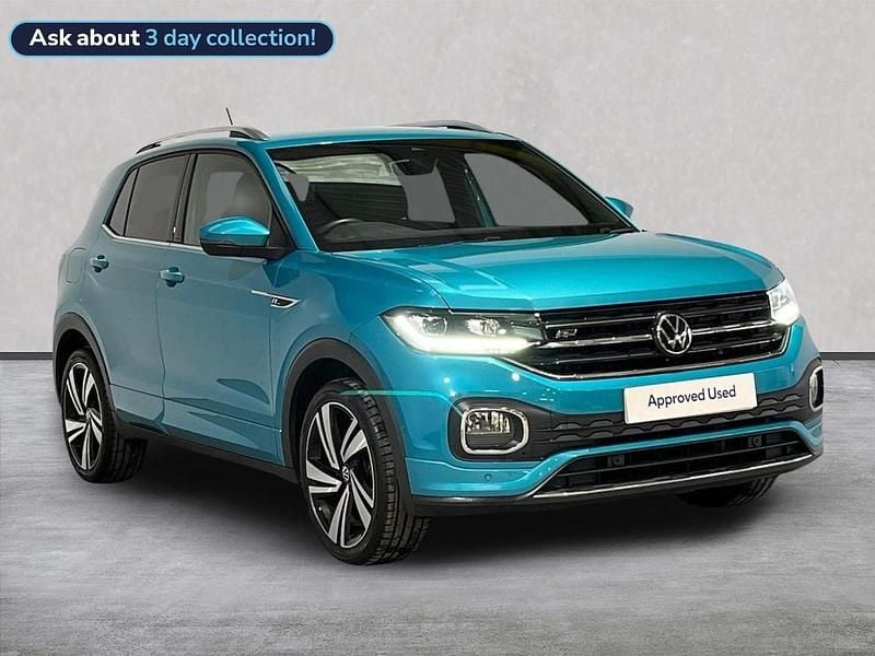 Used VW T-Cross R-line 110 HP (80 kW) 2022 Turquoise SUV