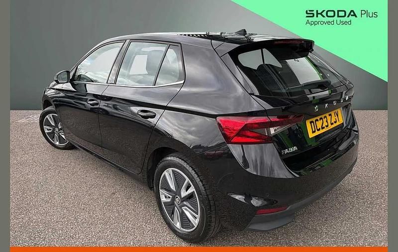 Used Skoda Fabia SE L 108 HP (79 kW) 2023 Black Hatchback