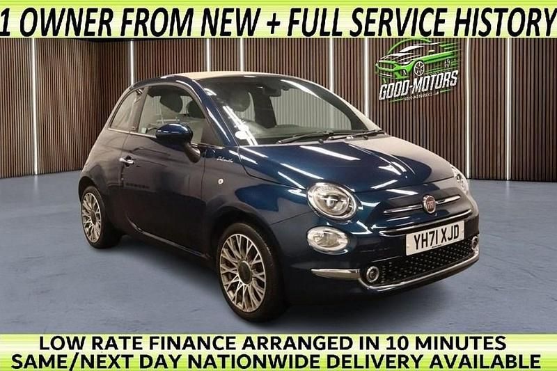 Used 2021 Fiat 500C Dolcevita Cabriolet | £9,444 (Good price) - Image 1/1