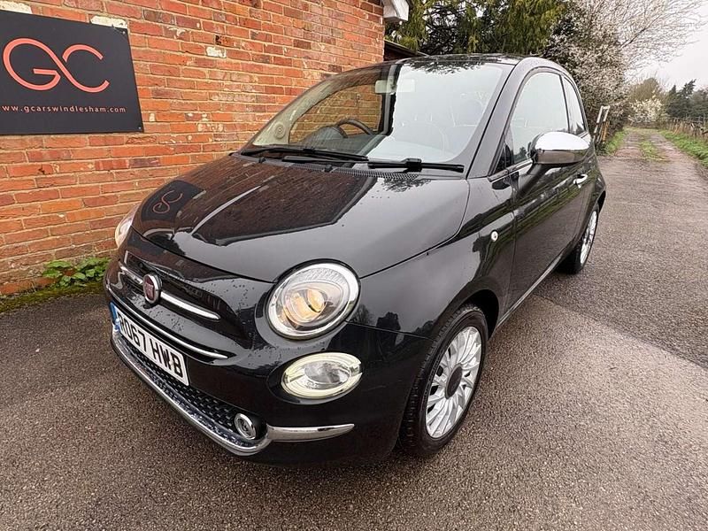 Used Fiat 500 Lounge 69 HP (50 kW) 2017 Black Hatchback
