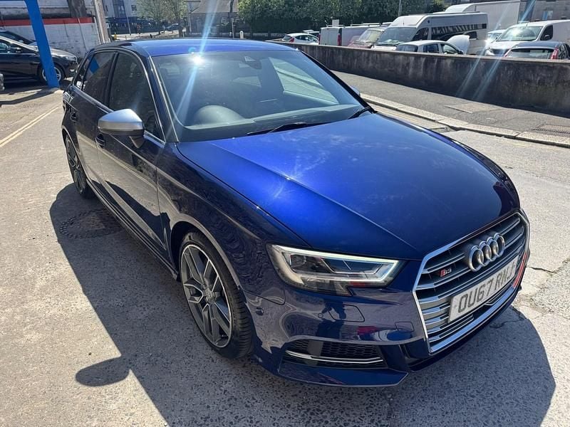 Begagnad Audi S3 Sportback Design 310 HK (228 kW) 2017 Blå Halvkombi