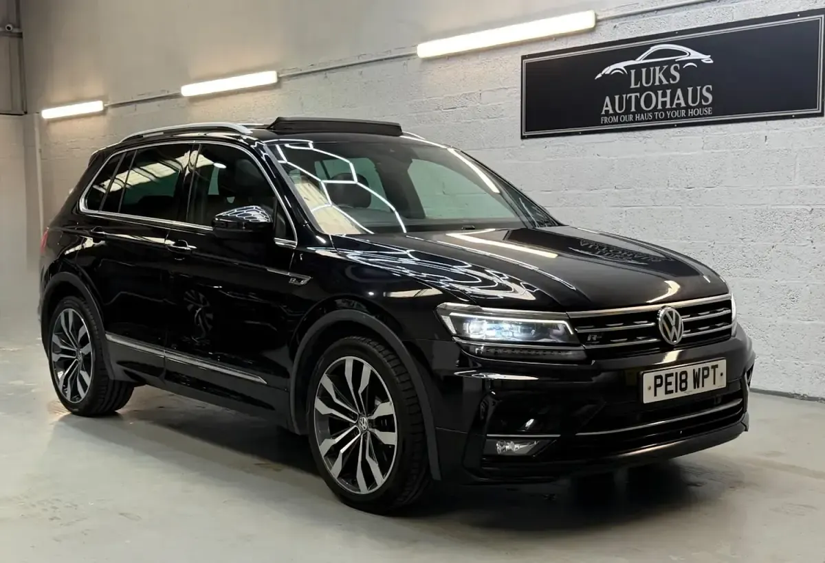 Used VW Tiguan R-line 180 HP (132 kW) 2018 Black SUV