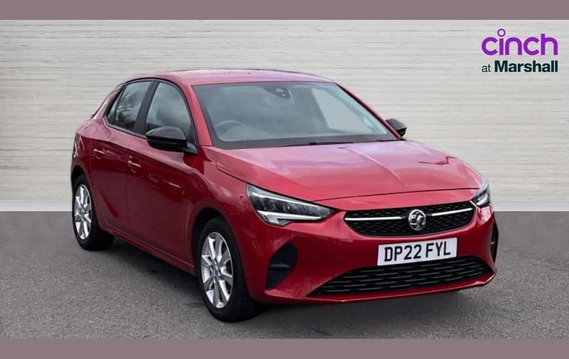 Used Vauxhall Corsa Design Edition 73 HP (53 kW) 2022 Red Hatchback