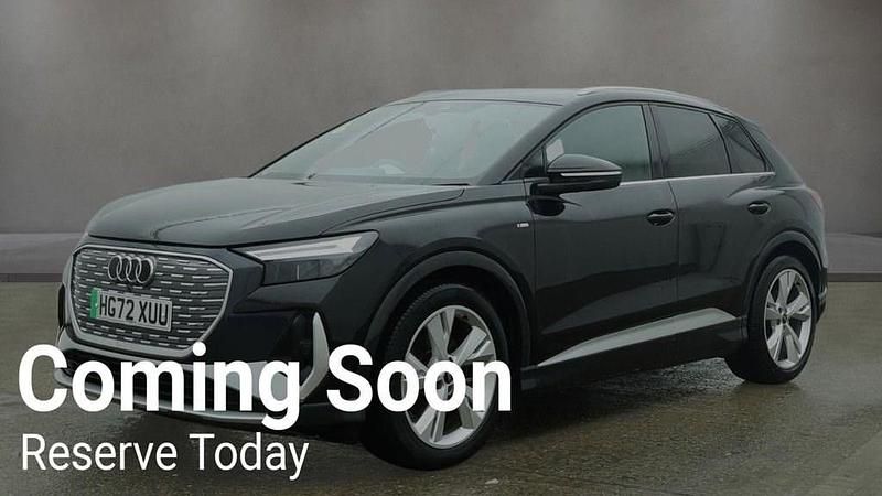 Used Audi Q4 e-tron S-Line 125 kW (170 HP) 2023 Black SUV