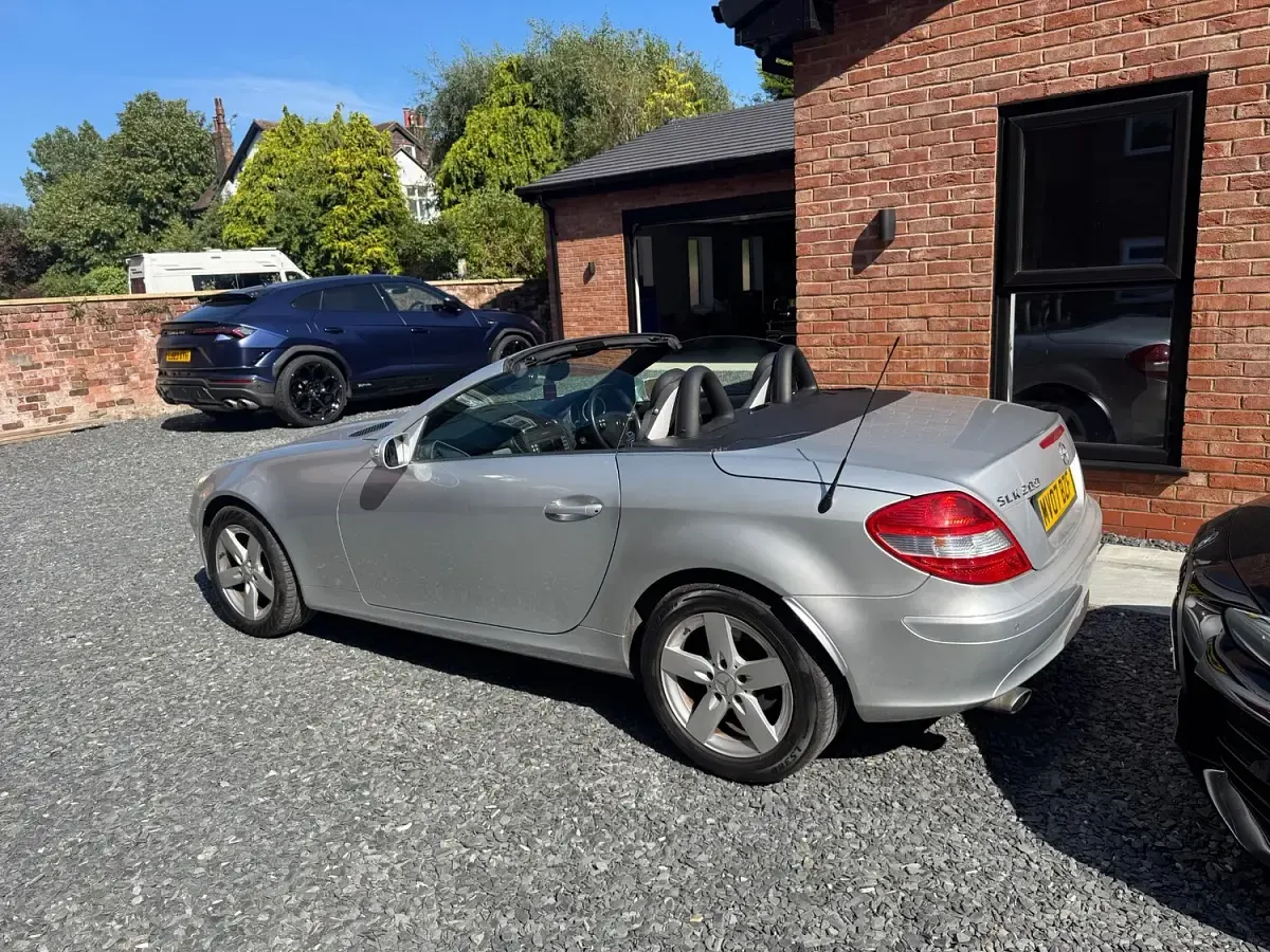 Used Mercedes SLK200 2007 Silver Cabriolet