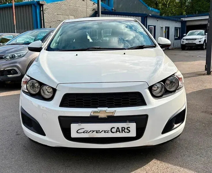 Used Chevrolet Aveo LS 2013 White Hatchback