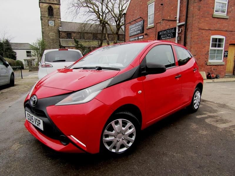 Used Toyota Aygo 68 HP (50 kW) 2015 Red Hatchback