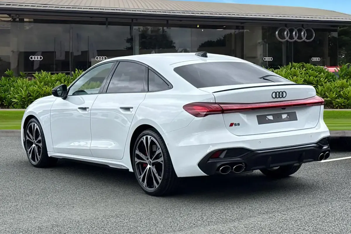 New Audi S5 Black Edition 2026 White Hatchback