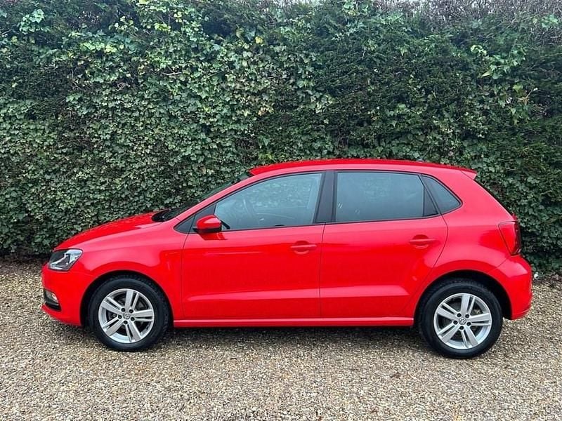 Used VW Polo Match 75 HP (55 kW) 2017 Red Hatchback