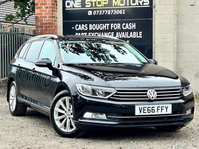 Black Used 2016 VW Passat Business Estate | £6,495 (Good price) - Image 1/4
