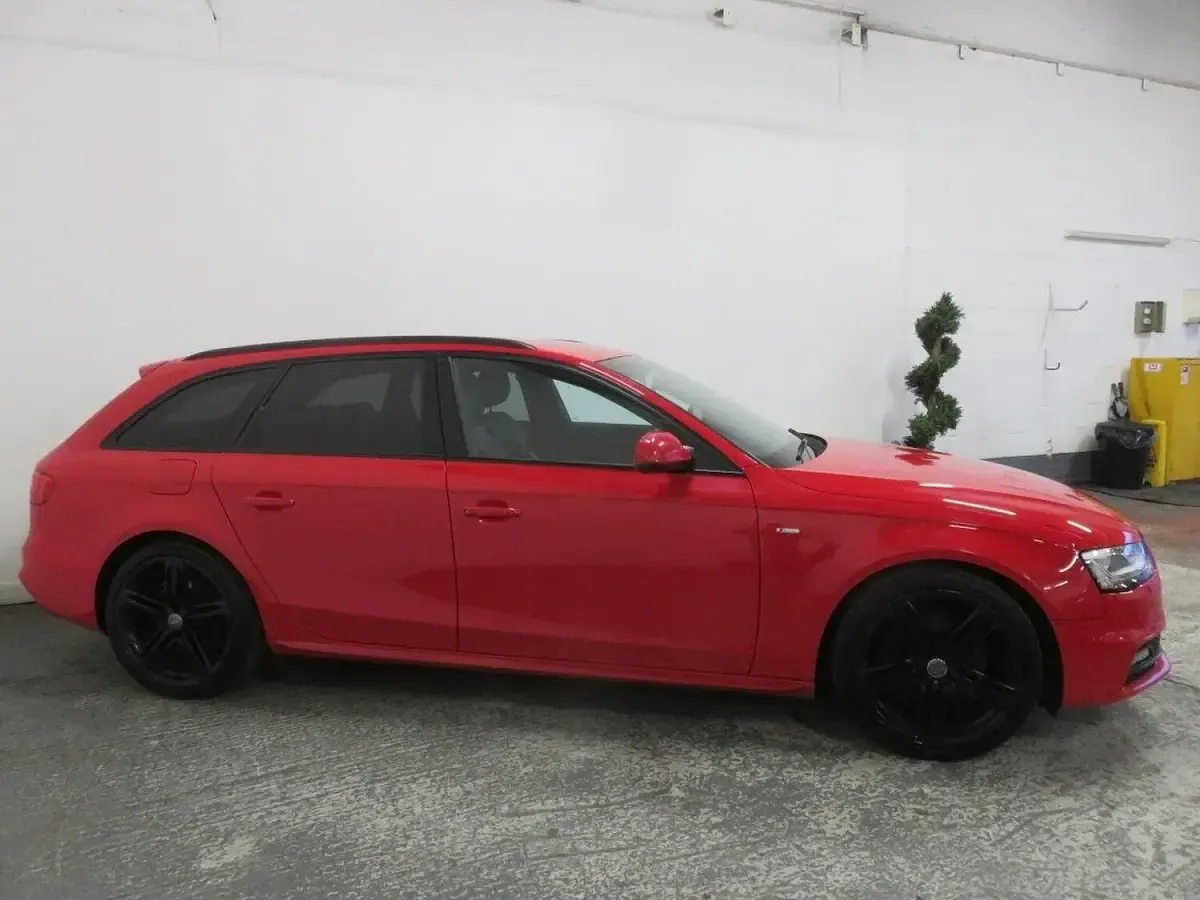 Used Audi A4 Black Edition 177 HP (130 kW) 2014 Red Estate