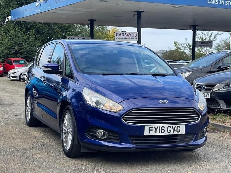 Blue Used 2016 Ford S-MAX Zetec MPV | £8,495 (Fair price) - Image 1/4