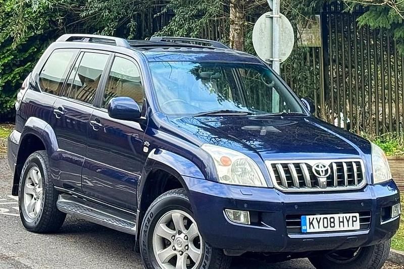 Used Toyota Land Cruiser 173 HP (127 kW) 2008 Blue SUV