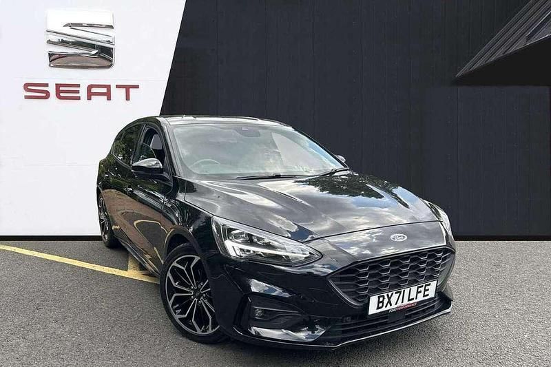 Black Used 2021 Ford Focus ST-Line X Hatchback | £11,995 (Super price) - Image 1/4