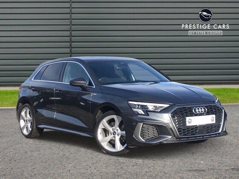 Grey Used 2021 Audi A3 Sportback e-tron S-Line Sedan | £18,999 (Fair price) - Image 1/4
