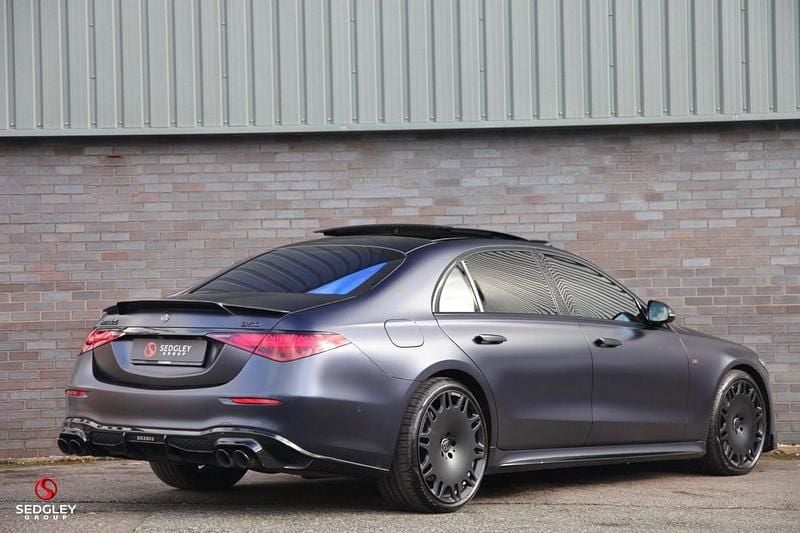 Used Mercedes S500L AMG line 500 HP (367 kW) 2022 Blue Sedan