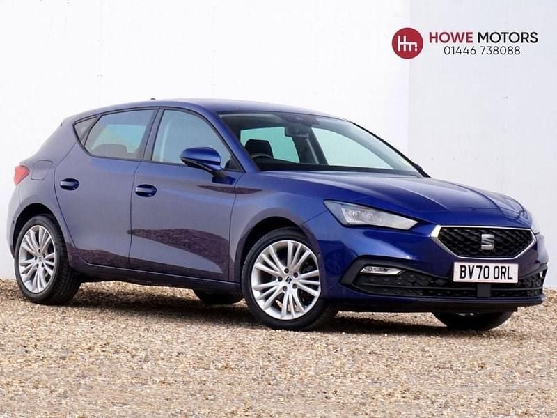Begagnad Seat Leon SE Dynamic 110 HK (80 kW) 2020 Blå Halvkombi