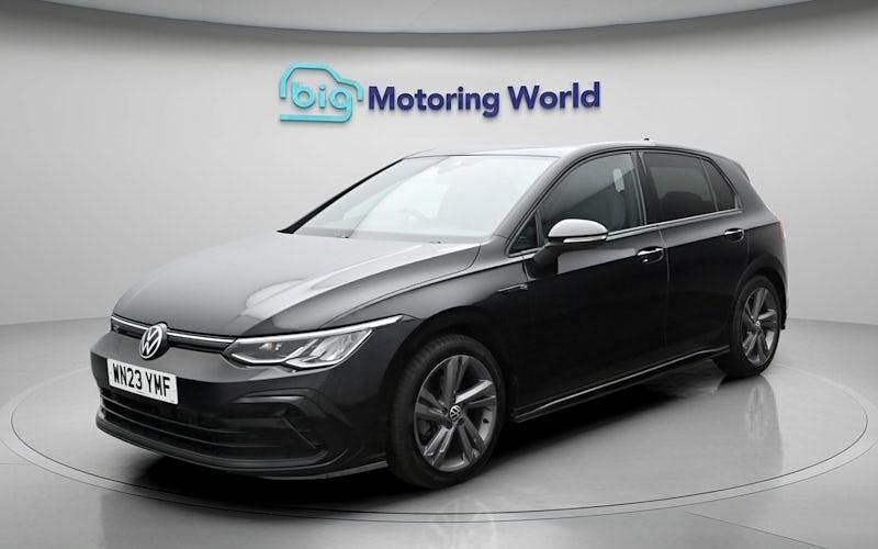 Used VW Golf VIII R-line 150 HP (110 kW) 2023 Black Hatchback