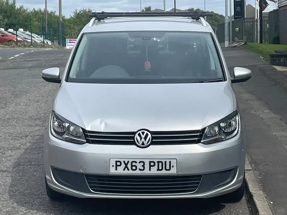 Used VW Touran SE 105 HP (77 kW) 2014 Silver MPV
