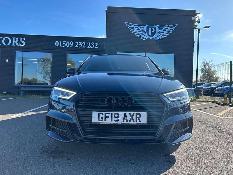 Used Audi A3 Sportback Black Edition 150 HP (110 kW) 2019 Blue Hatchback
