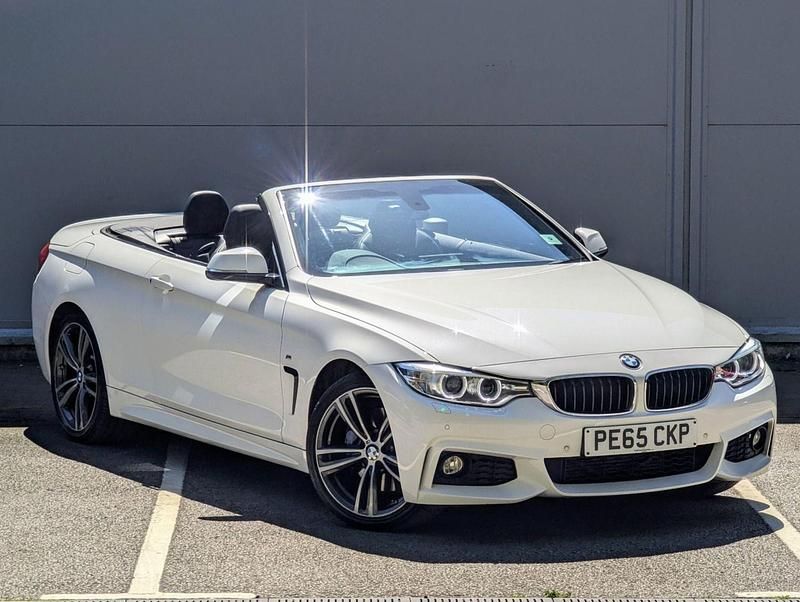 White Used 2015 BMW 420 M Sport Cabriolet | £12,995 (Good price) - Image 1/4