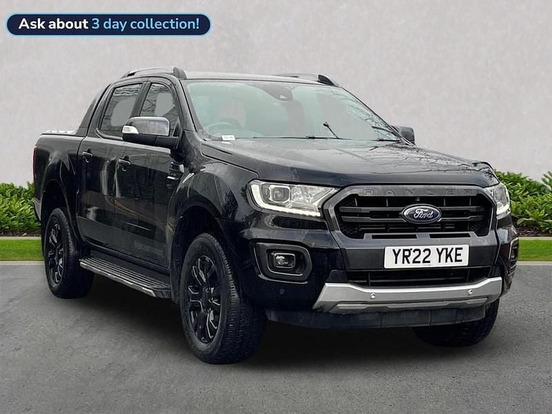 Black Used 2022 Ford Ranger Wildtrack Pickup | £22,990 (Good price) - Image 1/4