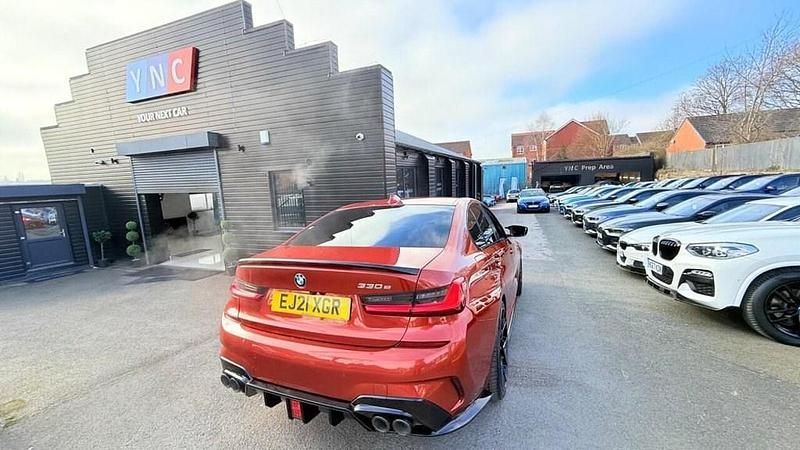 Used BMW 330e M Sport 2021 Orange Sedan