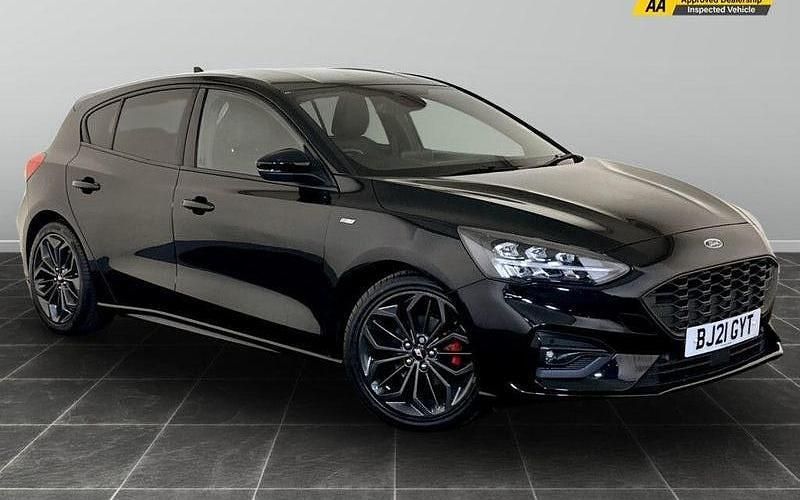 Black Used 2020 Ford Focus ST-Line X Hatchback | £12,895 (Fair price) - Image 1/2