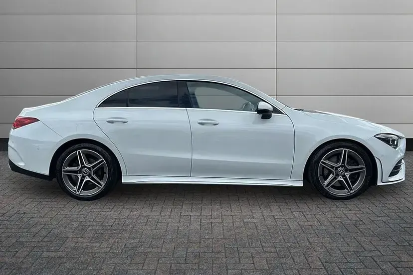 Used Mercedes CLA200 AMG line 161 HP (118 kW) 2022 White Coupe