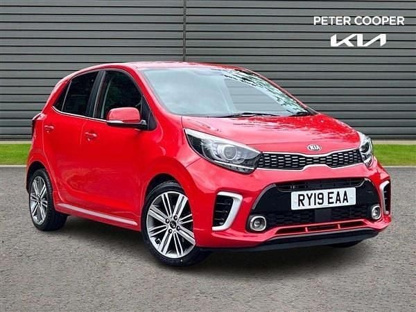 Red Used 2019 Kia Picanto GT-Line Hatchback | £9,993 (Good price) - Image 1/4