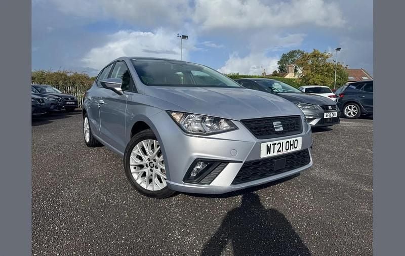 Silver Used 2021 Seat Ibiza SE Hatchback | £11,280 (Good price) - Image 1/4