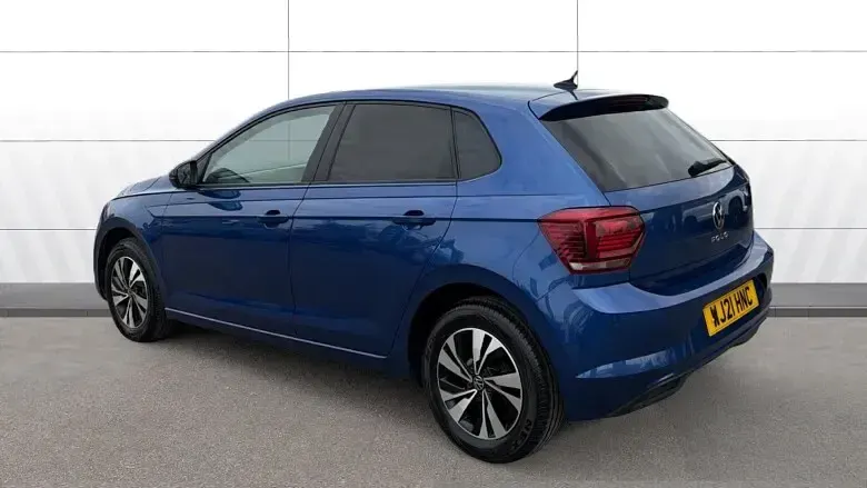 Used VW Polo Match 95 HP (69 kW) 2021 Blue Hatchback