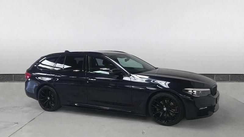 Black Used 2017 BMW 520 M Sport Estate | £16,998 (Fair price) - Image 1/4