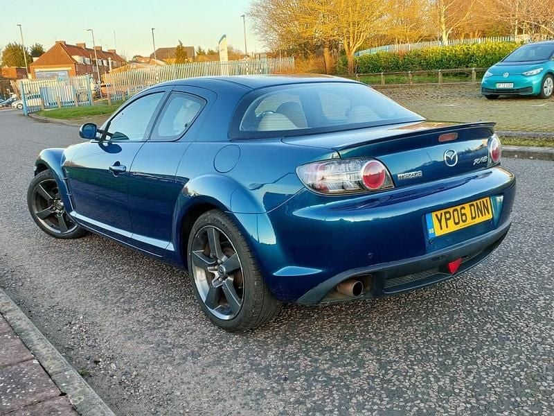 Begagnad Mazda RX8 Evolve 2006 Blå Sportkupé