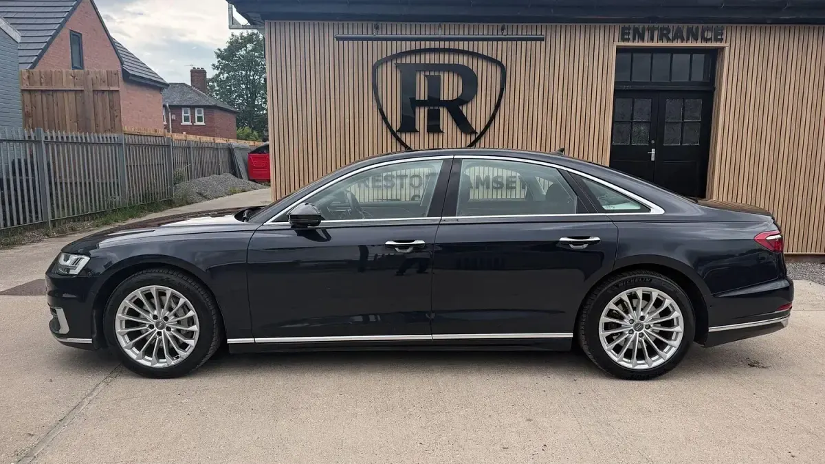 Used Audi A8 Comfort 2017 Blue Sedan