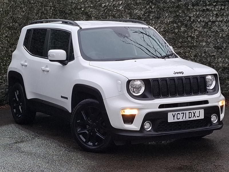 White Used 2021 Jeep Renegade Night Eagle SUV | £15,498 (A bit pricey) - Image 1/4